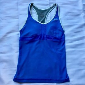 Nike Dri-Fit Tank top with built in sports bra.